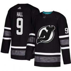Pánské New Jersey Devils 9 Taylor Hall Černá 2019 All Star hokejové dresy