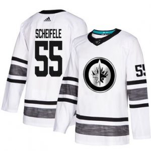 Pánské Winnipeg Jets 55 Mark Scheifele Bílý 2019 All Star hokejové dresy