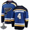 Pánské St. Louis Blues Carl Gunnarsson modrá 2019 Stanley Cup Champions hokejové dresy