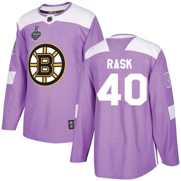 Pánské Boston Bruins 40 Tuukka Rask Nachový Fights Cancer 2019 Stanley Cup hokejové dresy