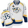 Pánské Nashville Predators 35 Pekka Rinne Bílý 2017 Stanley Cup hokejové dresy Finals