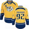 Pánské Nashville Predators 92 Ryan Johansen Yellow 2017 Stanley Cup hokejové dresy Finals