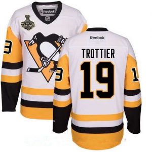 Pánské Pittsburgh Penguins 19 Bryan Trottier Bílý Alternativní 2017 Stanley Cup hokejové dresy