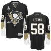 Pánské NHL Penguins 58 Kris Letang Černá 2017 Stanley Cup