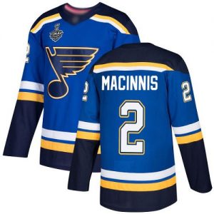 Pánské St. Louis Blues 2 Al MacInnis modrá Domácí 2019 Stanley Cup hokejové dresy