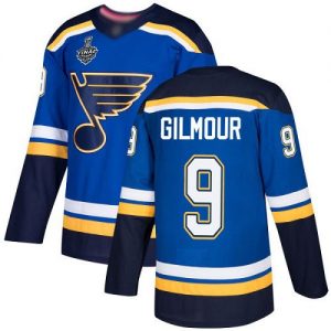 Pánské St. Louis Blues 9 Doug Gilmour modrá Domácí 2019 Stanley Cup hokejové dresy