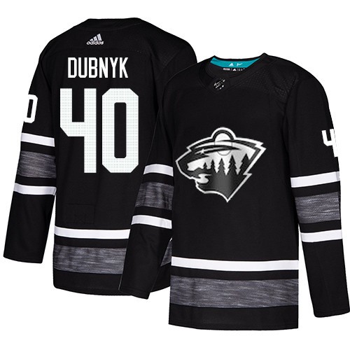 Pánské Minnesota Wild 40 Devan Dubnyk Černá 2019 All Star hokejové dresy