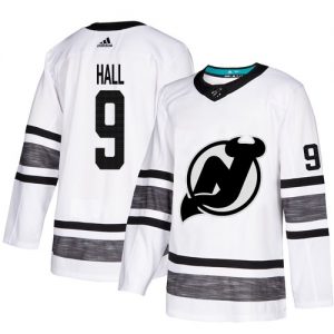 New Jersey Devils dresy 9 Taylor Hall Bílý 2019 All Star Stitched
