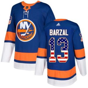 New York Islanders 13 Mathew Barzal Bílý 2019 All Star Stitched