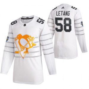 Pittsburgh Penguins dresy 58 Kris Letang hokejové dresy Bílý 2020 All Star hokejové dresy