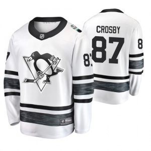 Pittsburgh Penguins dresy 87 Sidney Crosby Bílý 2020 All Star hokejové dresy