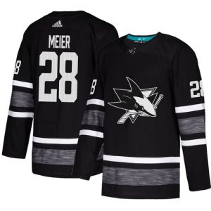 San Jose Sharks dresy 28 Timo Meier Černá 2019 All Star Game Parley