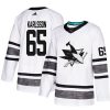 San Jose Sharks dresy 65 Erik Karlsson Bílý 2019 All Star hokejové dresy