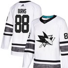 San Jose Sharks dresy 88 Brent Burns Bílý 2019 All Star hokejové dresy