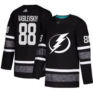 Tampa Bay Lightning 88 Andrei Vasilevskiy Černá 2019 All Star hokejové dresy