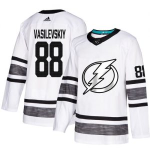 Tampa Bay Lightning 88 Andrei Vasilevskiy Bílý 2019 All Star hokejové dresy