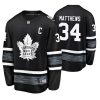 Toronto Maple Leafs dresy 34 Auston Matthews Černá 2020 All Star Sewn