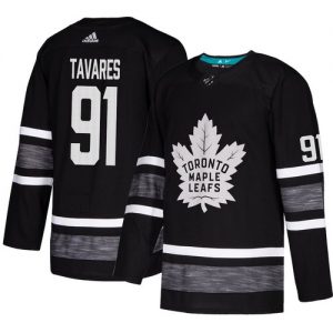 Toronto Maple Leafs 91 John Tavares Černá 2019 All Star hokejové dresy