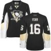 Dámské Pittsburgh Penguins 16 Eric Fehr Černá 2017 Stanley Cup hokejové dresy