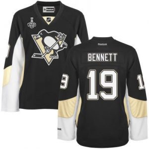 Dámské Pittsburgh Penguins 19 Beau Bennett Černá 2017 Stanley Cup hokejové dresy