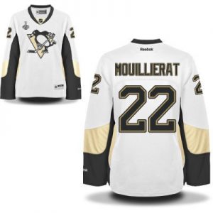 Dámské Pittsburgh Penguins 22 Kael Mouillierat Bílý Road 2017 Stanley Cup hokejové dresy