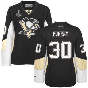 Dámské Pittsburgh Penguins 30 Matt Murray Černá 2017 Stanley Cup hokejové dresy