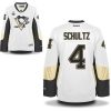 Dámské Pittsburgh Penguins 4 Justin Schultz Bílý Road 2017 Stanley Cup hokejové dresy