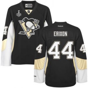 Dámské Pittsburgh Penguins 44 Tim Erixon Černá 2017 Stanley Cup hokejové dresy