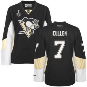 Dámské Pittsburgh Penguins 7 Matt Cullen Černá 2017 Stanley Cup hokejové dresy