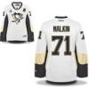 Dámské NHL Penguins 71 Evgeni Malkin Bílý Road 2017 Stanley Cup