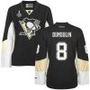 Dámské Pittsburgh Penguins 8 Brian Dumoulin Černá 2017 Stanley Cup hokejové dresy