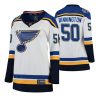 Dámské NHL St. Louis Blues dresy Jordan Binnington 2020 All Star Bílý hokejové dresy
