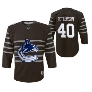Dětské Vancouver Canucks Elias Pettersson Šedá 2020 All Star hokejové dresy