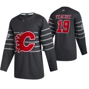 Pánské NHL Calgary Flames dresy Matthew Tkachuk Šedá 2020 Pánské NHL All Star 1