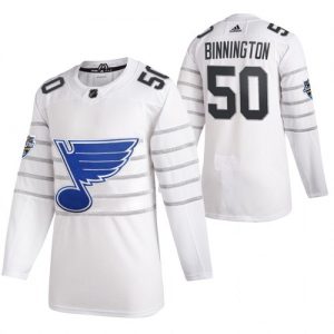 Pánské NHL Louis Blues dresy 2020 All Star St. Jordan Binnington Bílý 1