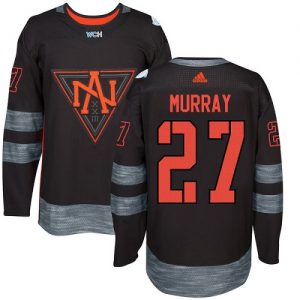 Adidas Team North America dresy 27 Ryan Murray Authentic Černá Venkovní 2016 World Cup hokejové dresy