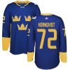 Adidas Team Sweden dresy 72 Patric Hornqvist Authentic královská modrá Venkovní 2016 World Cup hokejové dresy