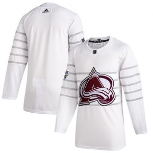 Pánské NHL Colorado Avalanche dresy Bílý 2020 All Star Game hokejové dresy
