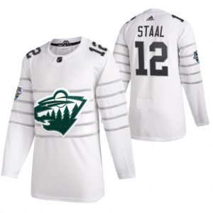 Pánské NHL Minnesota Wild dresy 12 Eric Staal Bílý 2020 All Star 1