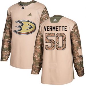 Pánské NHL Anaheim Ducks dresy Antoine Vermette 50 Camo Veterans Day Practice