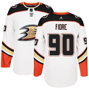 Pánské NHL Anaheim Ducks dresy Giovanni Fiore 90 Bílý Authentic Venkovní