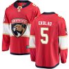 Pánské NHL Florida Panthers dresy 5 Aaron Ekblad Breakaway Červené Fanatics Branded Domácí