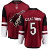 Dětské NHL Arizona Coyotes dresy Adam Clendening 5 Breakaway Burgundy Červené Fanatics Branded Domácí