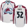 Dětské NHL Colorado Avalanche dresy 52 Adam Foote Authentic Bílý Reebok Venkovní hokejové dresy