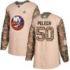 Pánské NHL New York Islanders dresy 50 Adam Pelech Authentic Camo Adidas Veterans Day Practice