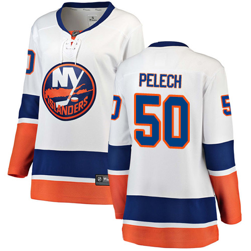 Dámské NHL New York Islanders dresy 50 Adam Pelech Breakaway Bílý Fanatics Branded Venkovní