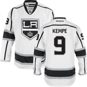 Pánské NHL Los Angeles Kings dresy 9 Adrian Kempe Authentic Bílý Reebok Venkovní hokejové dresy