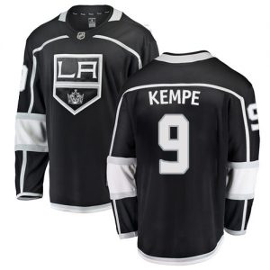 Pánské NHL Los Angeles Kings dresy 9 Adrian Kempe Breakaway Černá Fanatics Branded Domácí