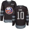 Pánské NHL New York Islanders dresy 10 Alan Quine Authentic Černá Adidas 1917 2017 100th Anniversary