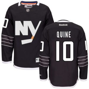 Pánské NHL New York Islanders dresy 10 Alan Quine Authentic Černá Reebok Alternativní hokejové dresy